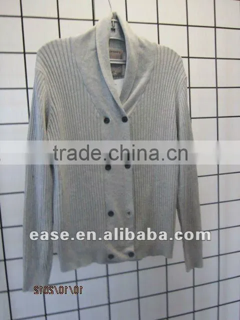splicing color v -neck long sleeves men slimming knit sweater
