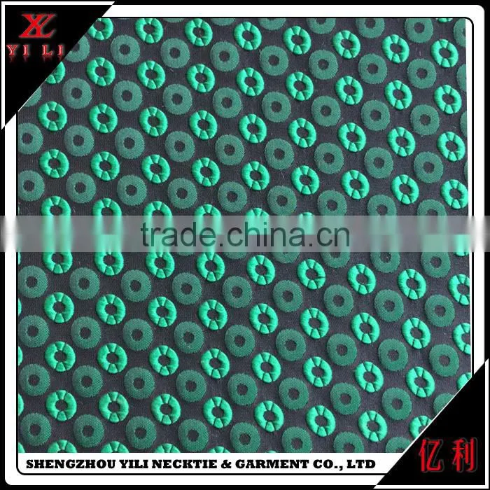 Dress high density polyester jacquard fabric