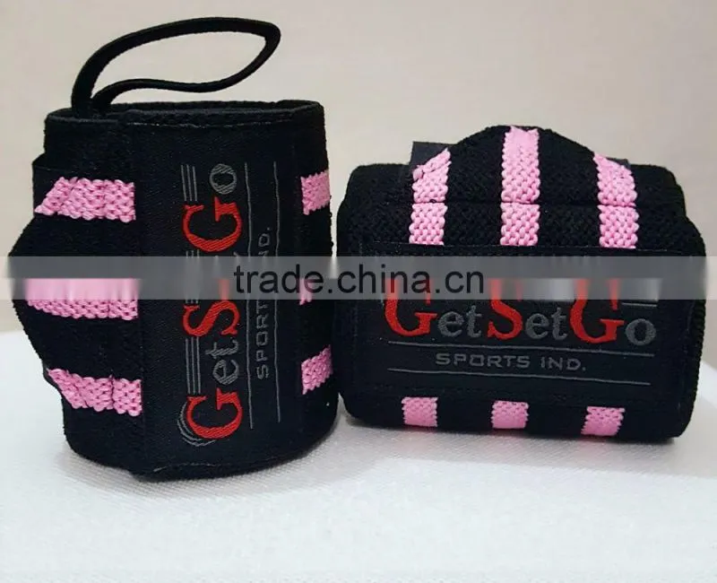 2016 Custom Weight lifting Fitness Wrist Wraps