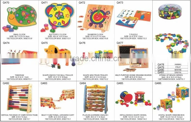 FUNNY MAGNETIC WOODEN TRAIN TOY FOR KIDS