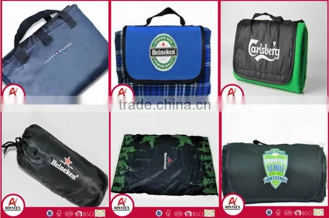 China Factory Wholesale 20 Years Factory Multiple Color Famous Brand promotional picnic blanket for outdoor