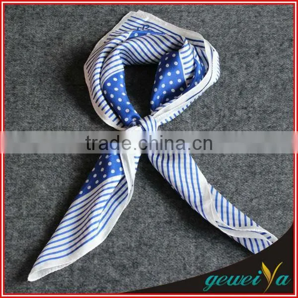 High Quality Printing Georgette Silk Uniform Scarf