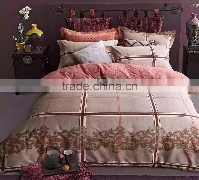 100%cotton nap printed bedding set