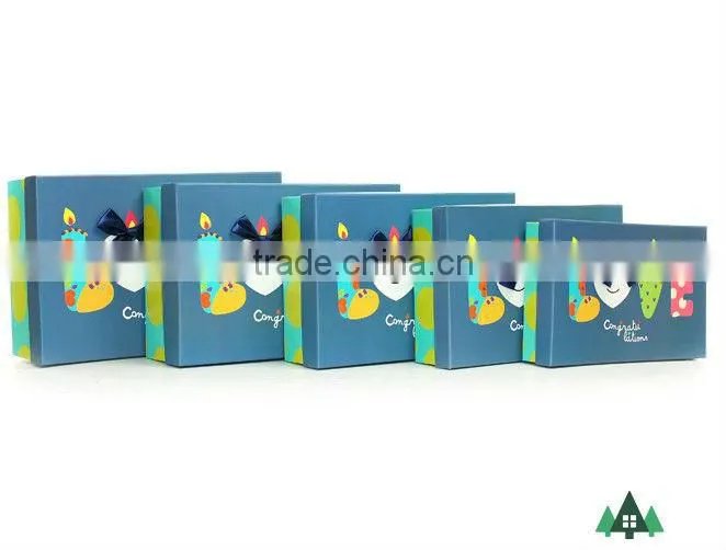2015 New Design Paper Gift Box for Kids,Wholesale Custom Paper Gift Box