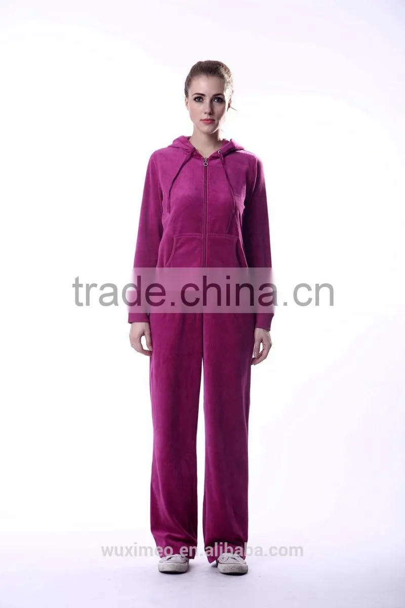 women's track suit 2015 jogging track suit velour set