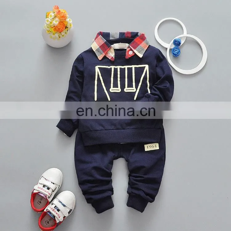 Wholesale 100% cotton kids fleece set