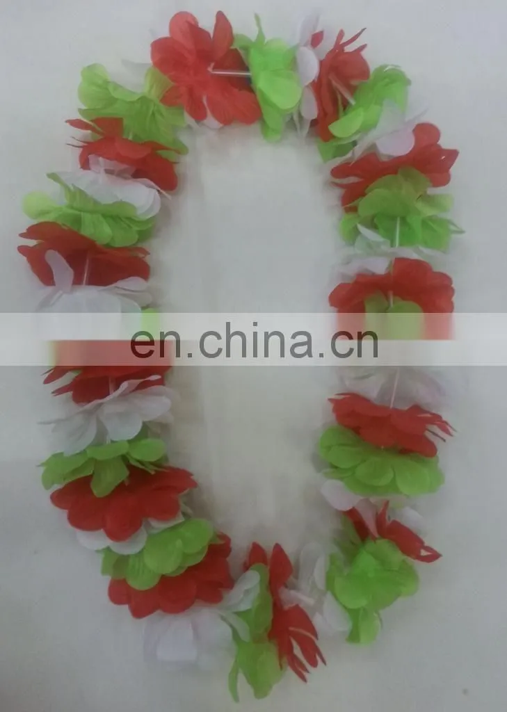Hawaiian Luau Jumbo Silk Flower Leis Tropical Party