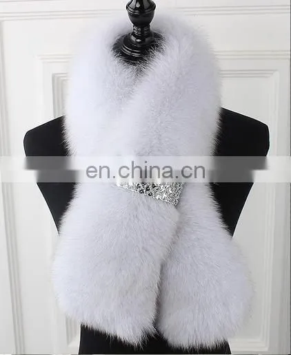 Luxury High Quality Colorful Real Fox Fur Scarf