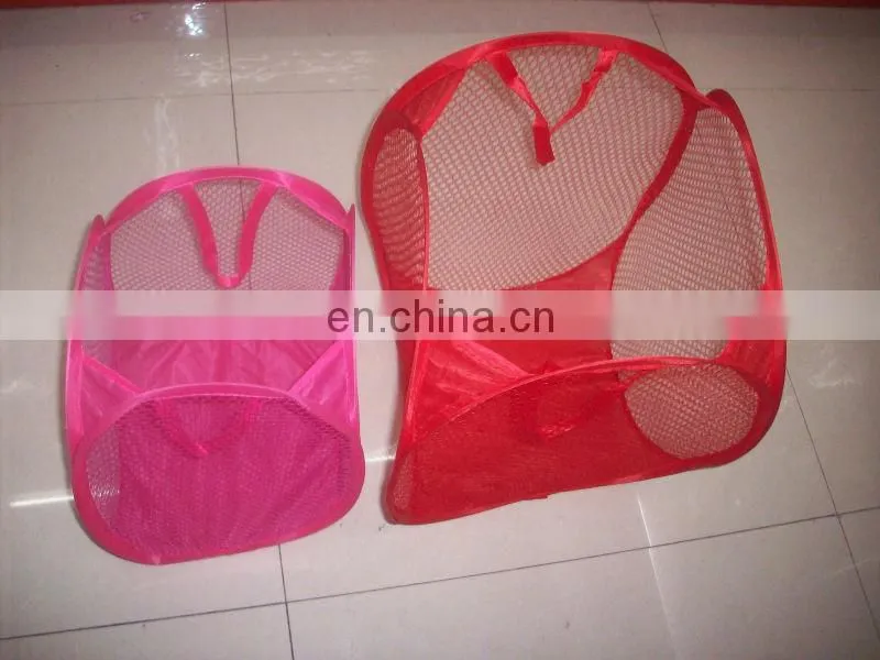 Cheap laundry basket canvas Pop up laundry bag