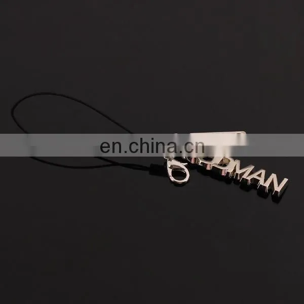 Personal Letter wordings metal keychain