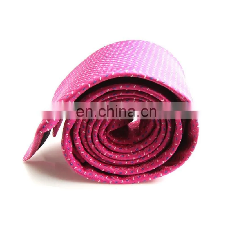 Manufacturer supply cheap custom pink neckties