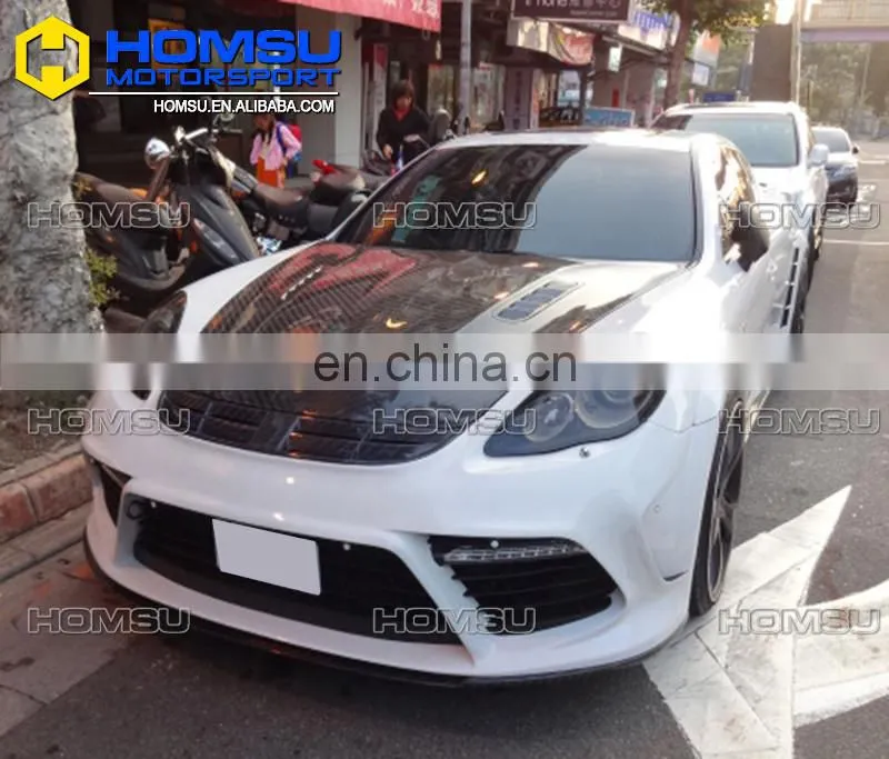 Auto parts MS design style carbon fiber / fiber glass front bumper body kit for porsch-e panamera 970 2010-2013