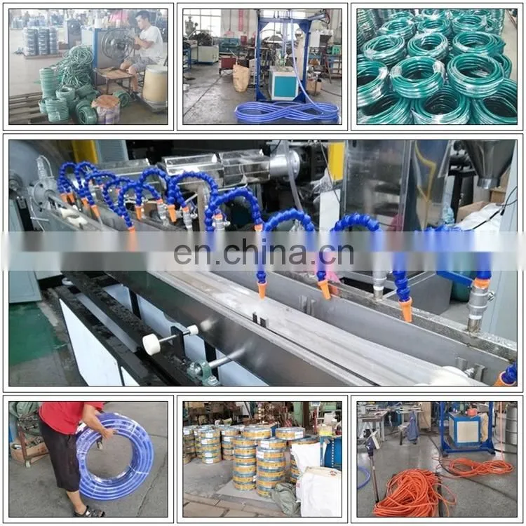Factory Produce PVC Fiber Reinforced Hose Pipe / Braided Transparent Flexible PVC Garden Hose