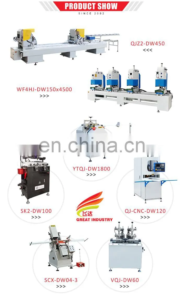 PVC profile V - shaped saw
