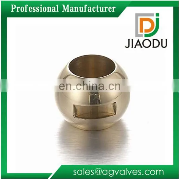 DN15 brass Ball for water ball Valve hollow polished chrome plated