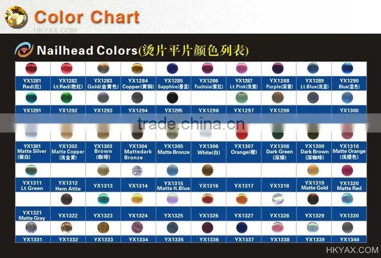 china nailhead hotfix metal stud factory;2014 china fashion metal stud hotfix nailhead;metal stud nailhead hotfix