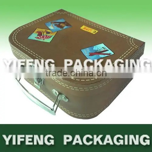High quality small paper suitcase with handle