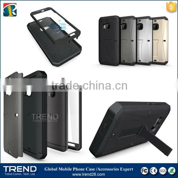 china supplier for HTC M9 kickstand hard combo case