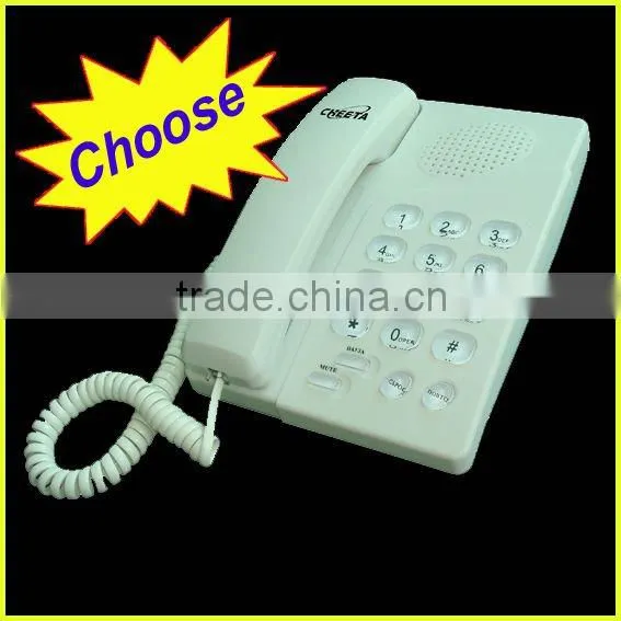 plastic mold corded landline basic telephone