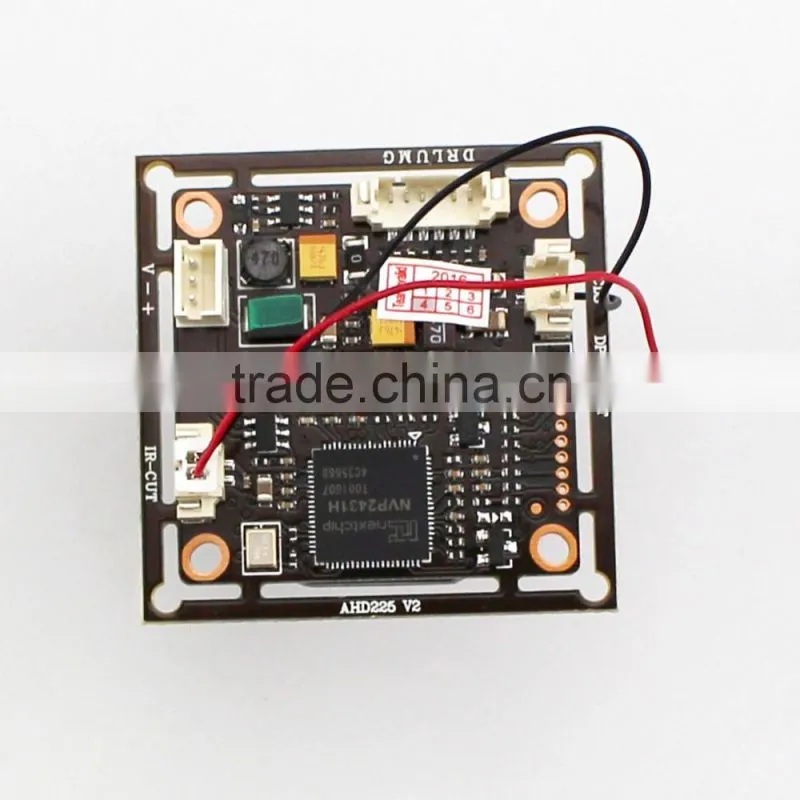 960P 1200TVL AHD Camera Board 1.3Megapixels 1/3" CMOS OSD Menu Module Switch AHD and CVBS Analog Signal Lightning Protection