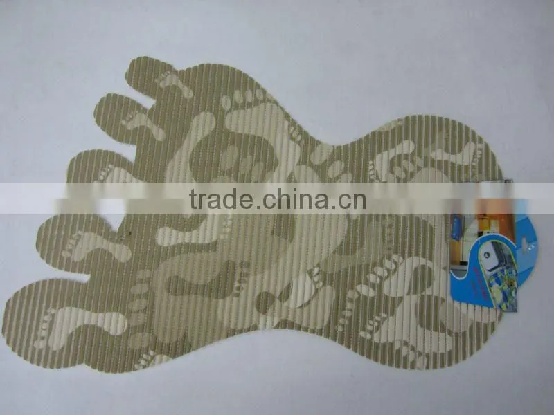 floor mat ,bathroom mat feetshape mat