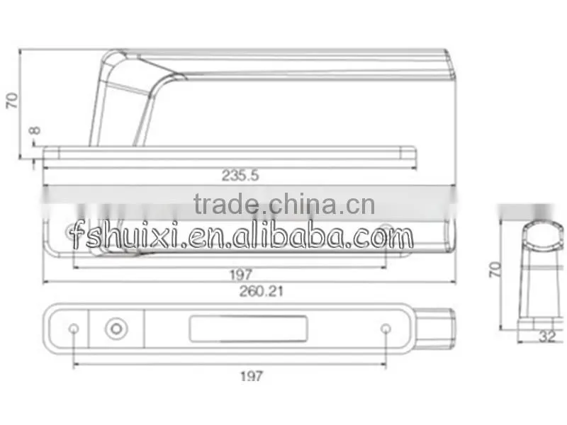 simple door cheap handle, sliding door handle