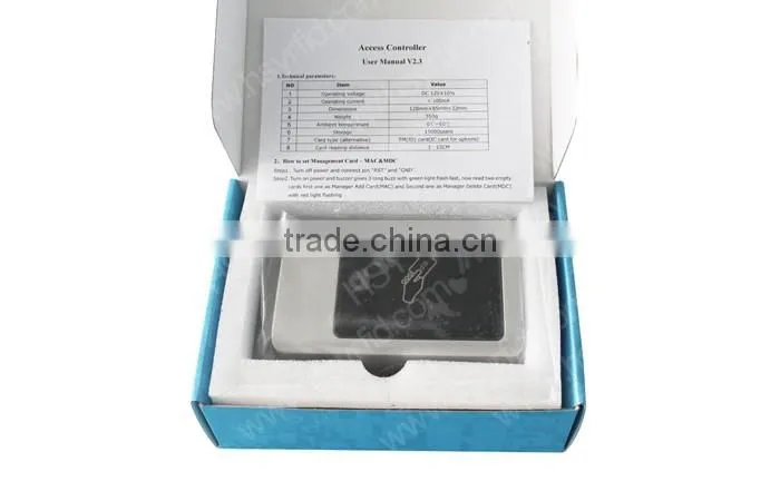 NO keypad 125khz door access digital rfid standalone card reader with wiegand26