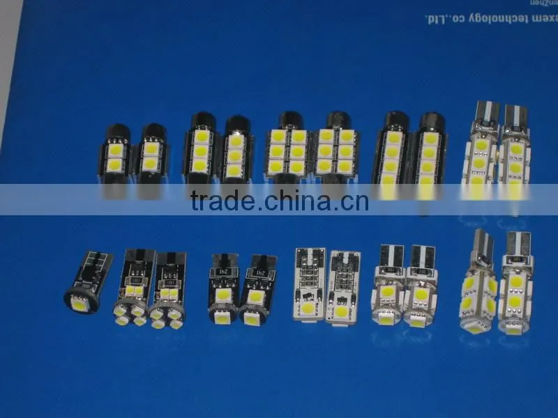 SGS verified, Hot selling, best seller, high quality,Festoon led bulb 4SMD5050 canbus led car light 12V