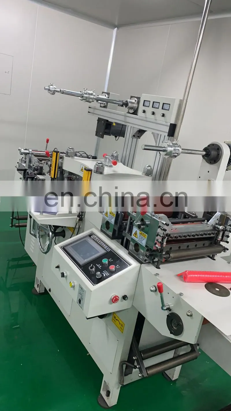 320 Roll Label hot stamping Laminating Die Cutting Slitting and Rewinding Machine