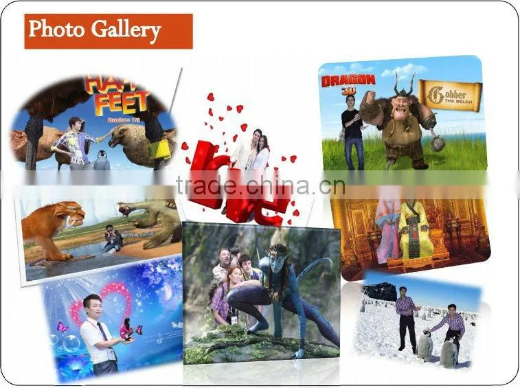 Unlimited 3D Backgrounds Portable Photo Equipment For Fun