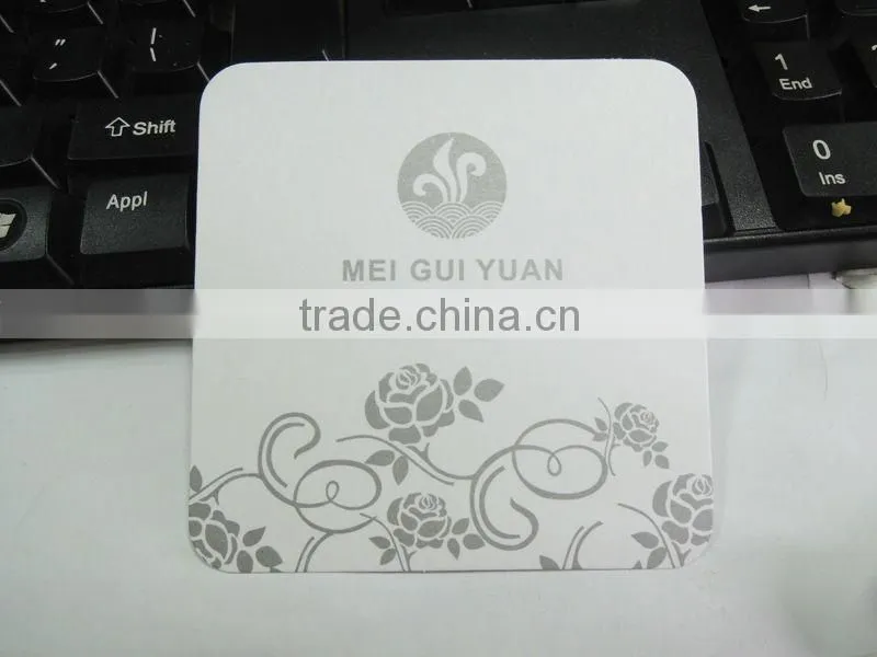 custom disposable drink coasters, absorbent paper coffee coaster