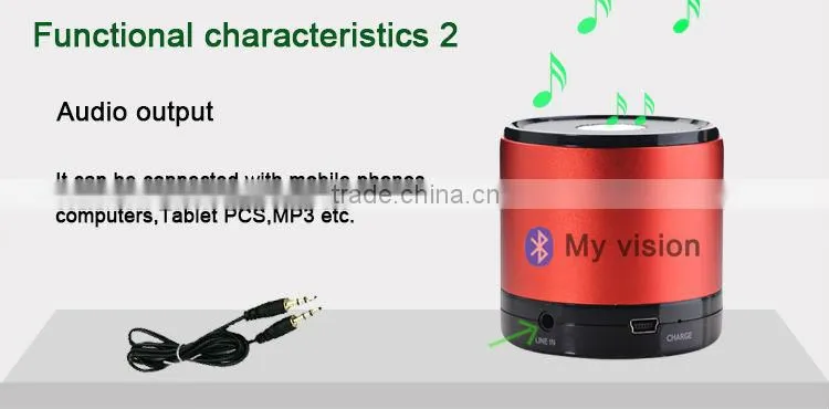 portable mini speaker bluetooth with microphone