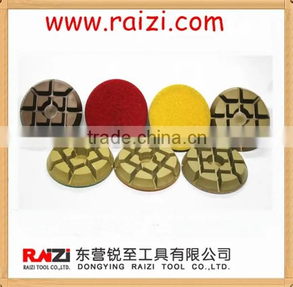 high gloss diamond concrete floor resin polishing pad