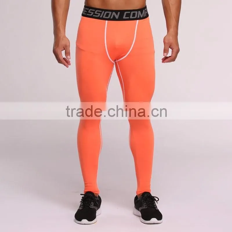 (OEM/ODM Factory)Compression Base Layer Tights Adult Sport Compression Performance Body Fit Pants
