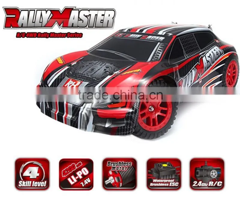 1/8 SCALE 4WD 2.4GHZ rc car radio controllers plastic model cars nylon 1 8 electric rc cars
