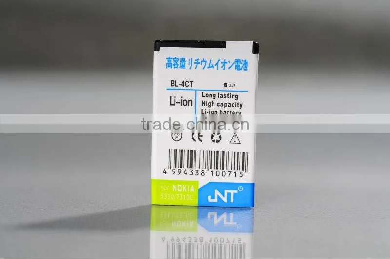 Li-ion replacement rechargeable mobile phone batteries BL-4CT for Nokia