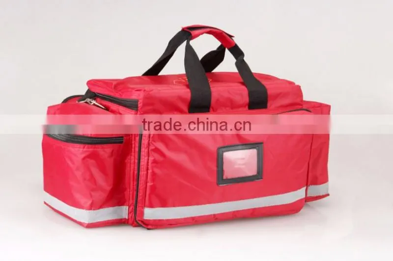 Custom emergency preparedness first aid kit use in camping