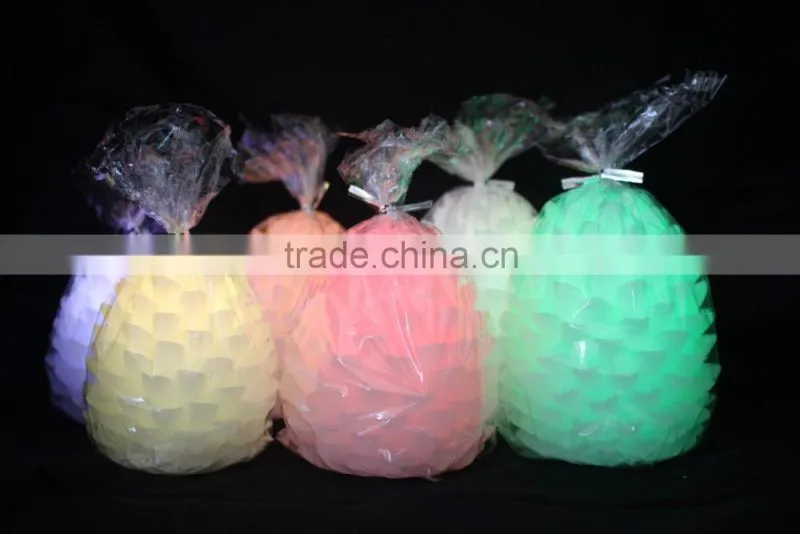 Christmas pinecone LED candle