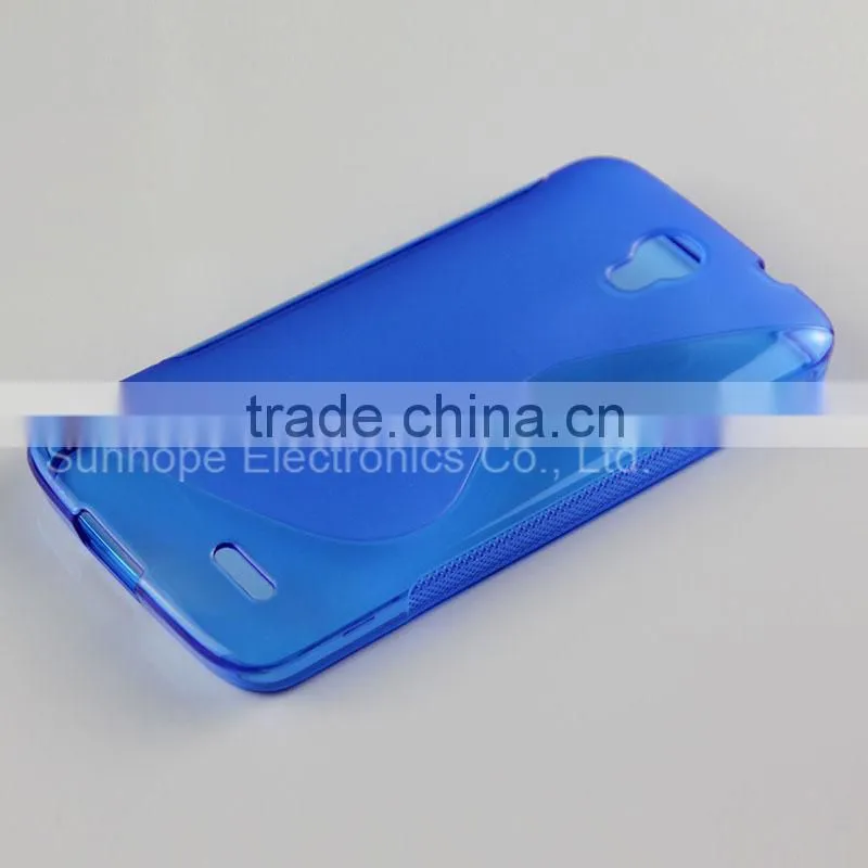 S line design tpu gel mobile phone skins for Orange ROYA