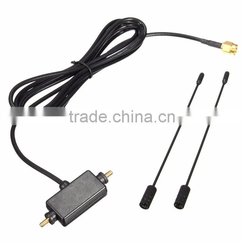 Long range car digital dvb-t2 with double antenna 1080p hd