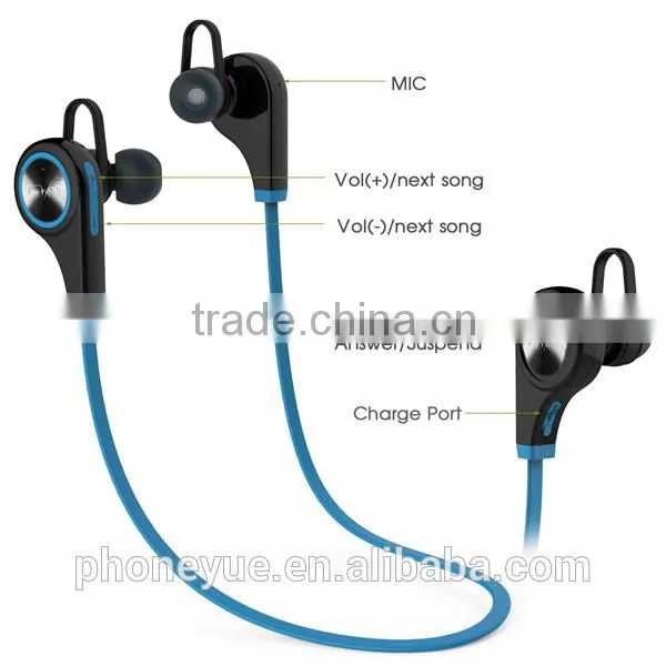 2016 top selling lightweight sport wireless bluetooth earphone headphone for tv