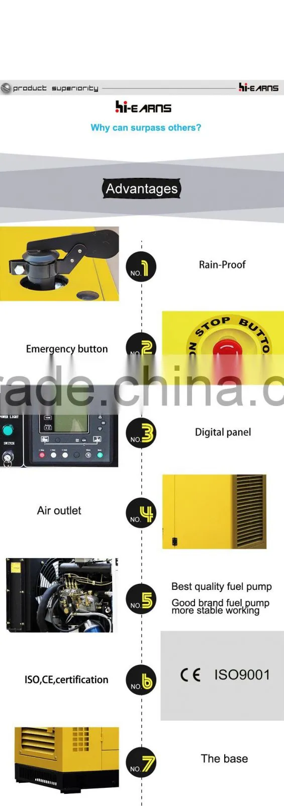 NEW Professional 250KVA Silent Generator With high quality Engine