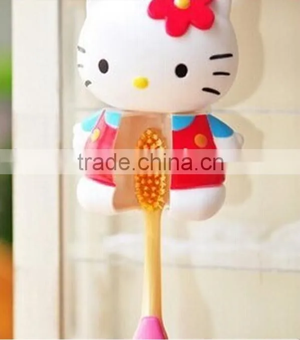 Wholesale HELLO KITTY plastic toothbrush holder