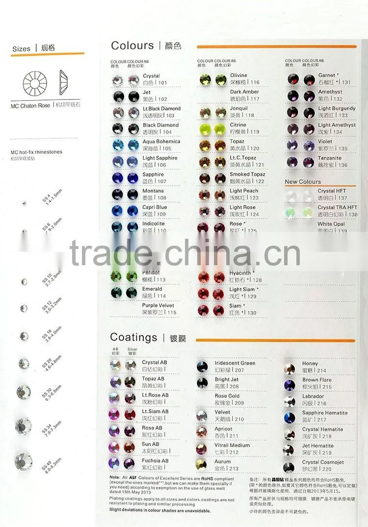 Labrador Non Hotfix Flatback Rhinestone, Non Hot Fix Rhinestone Strass, Crystal Strass Stone Nfon Hotfix for nail art