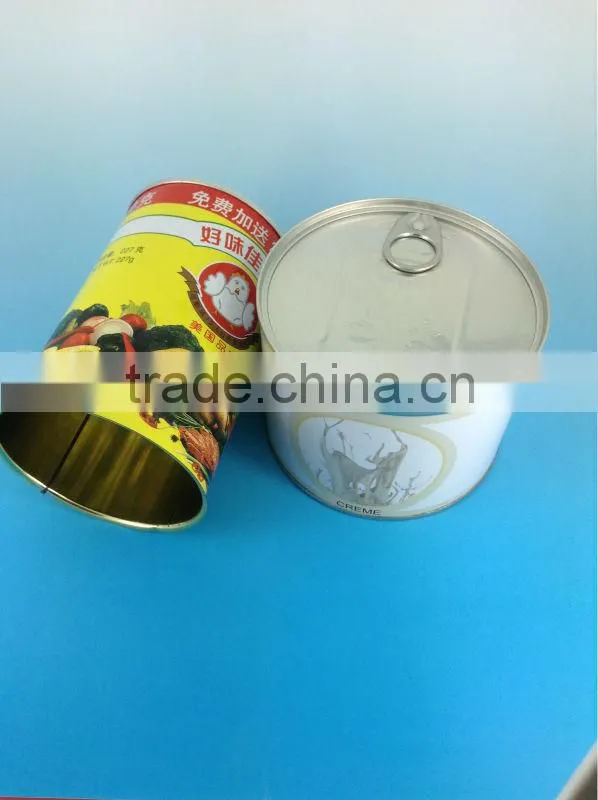 New Quality Design 300# Easy Open End Metal Tin Cans for Food Packaging