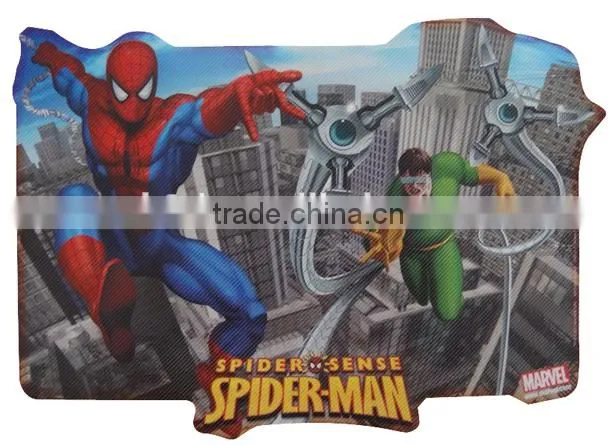 Cheap 3d kids plastic placemats