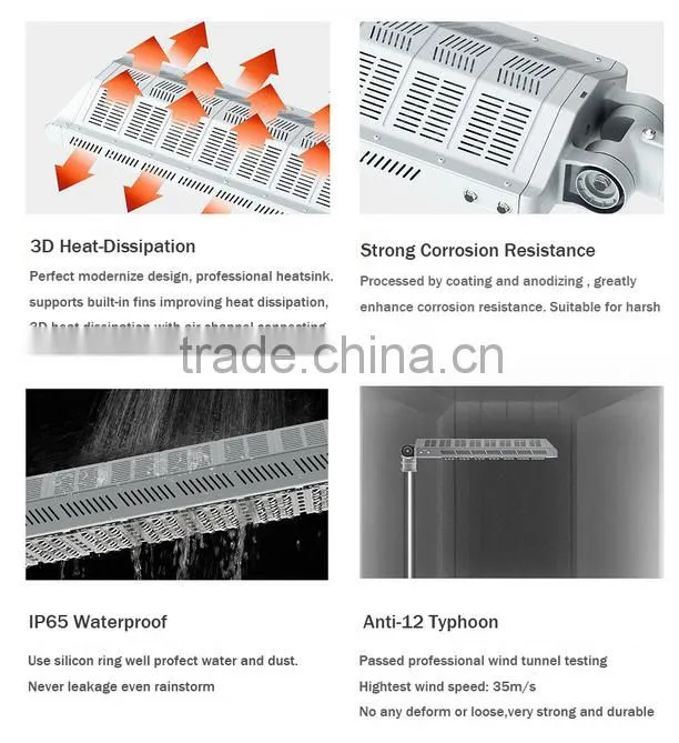 solar led street light;solar led street light price;Bright 90W led solar street light