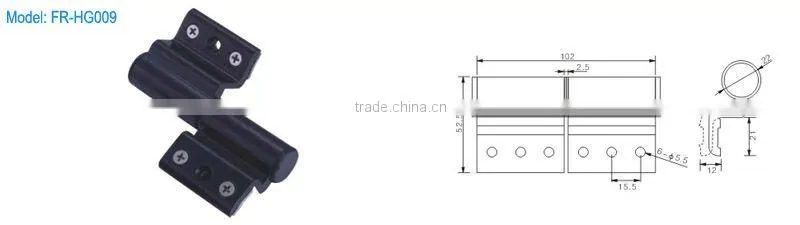double door aluminum alloy handle
