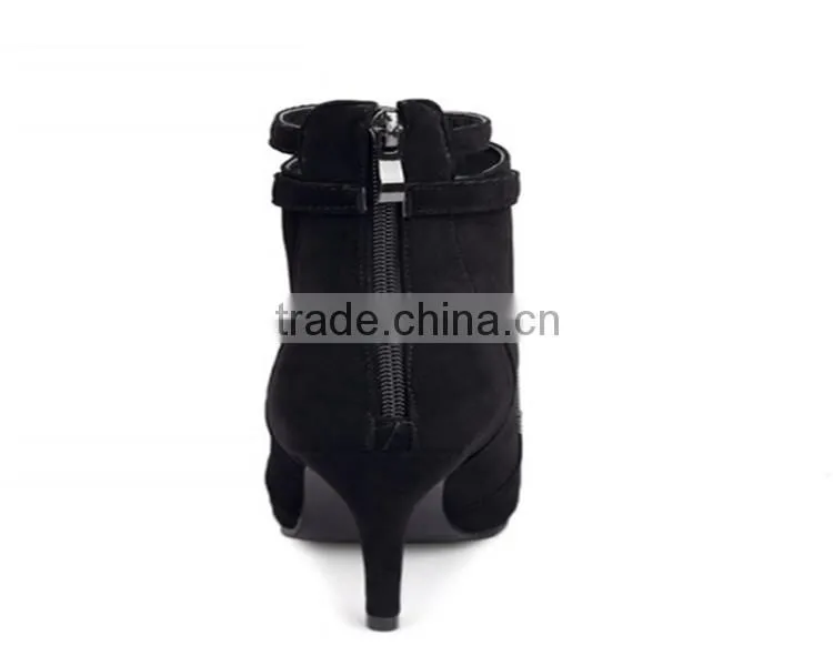no lace boots high heel boot European boots sale