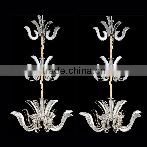 Hotel Project Crystal LED Chandelier Light Pendant Lamp New Modern Lighting Chandelier